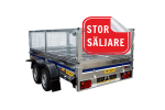 Proffs Boggie 292 obromsad släpvagn med gallergrindar