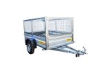 Obromsad Släpvagn Standard 200 med gallergrindar