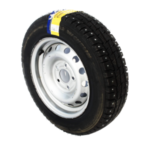 Dubbdäck på fälg 155R/13C 90/88Q 5 Bult