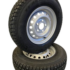 Dubbdäck på fälg 165R13C 8pr 94/93Q Tracmax Ice-Plus SR1 Dubb - 5 bulthål