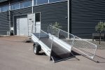 Obromsad Släpvagn Standard 250 – Flexibel Öppning Fram & Bakläm med Gallergrindar - Billede 4