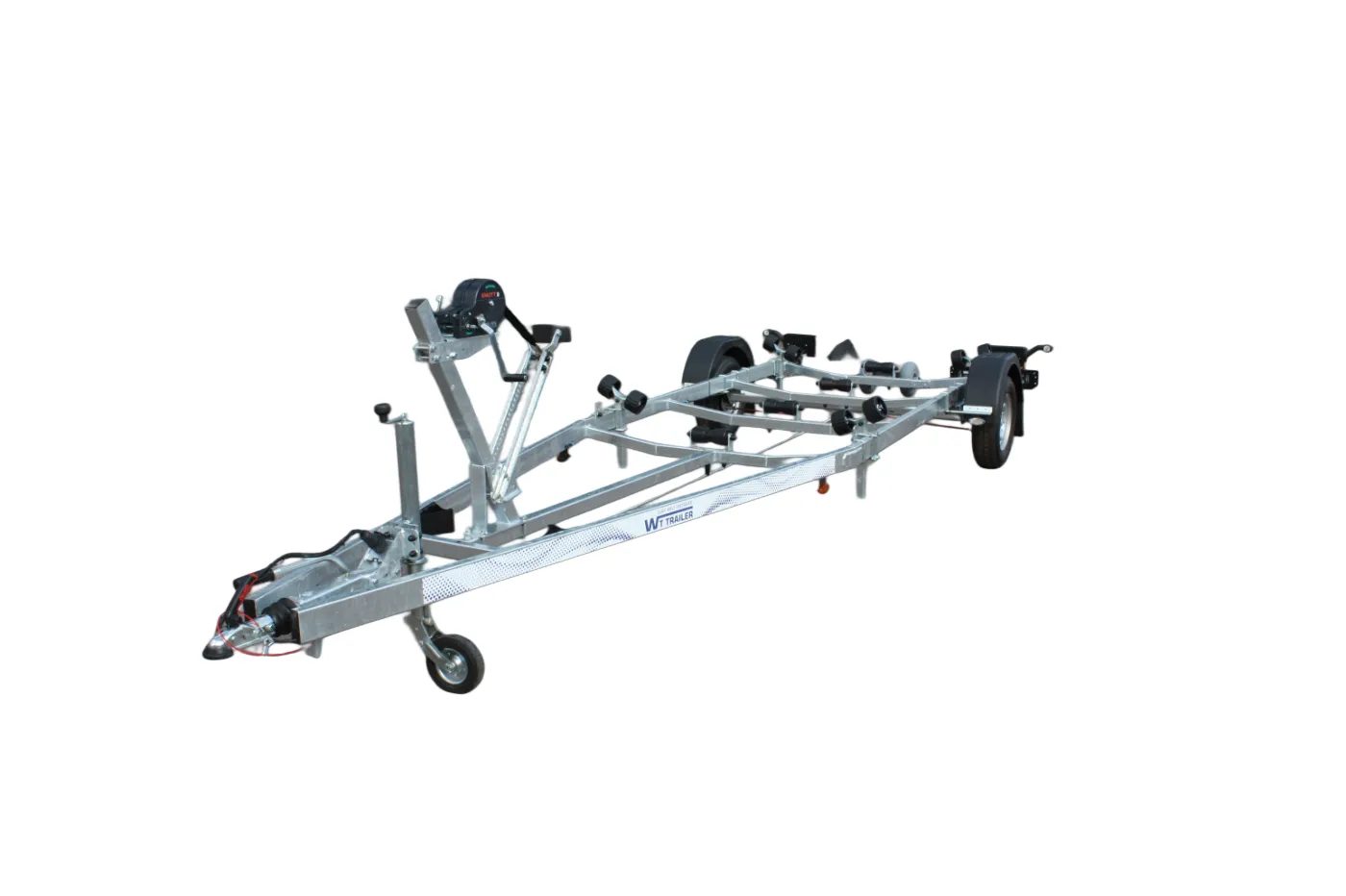 IMG_6423 Båttrailer 1300 kg Bromsad 80 km/h Passar båtar upp till 6,2 meter - Billede 1